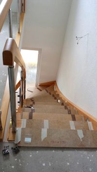 13. Einbau der Treppe